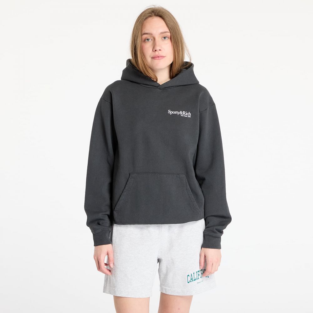 Mikina Sporty & Rich HWCNY Hoodie Faded Black M