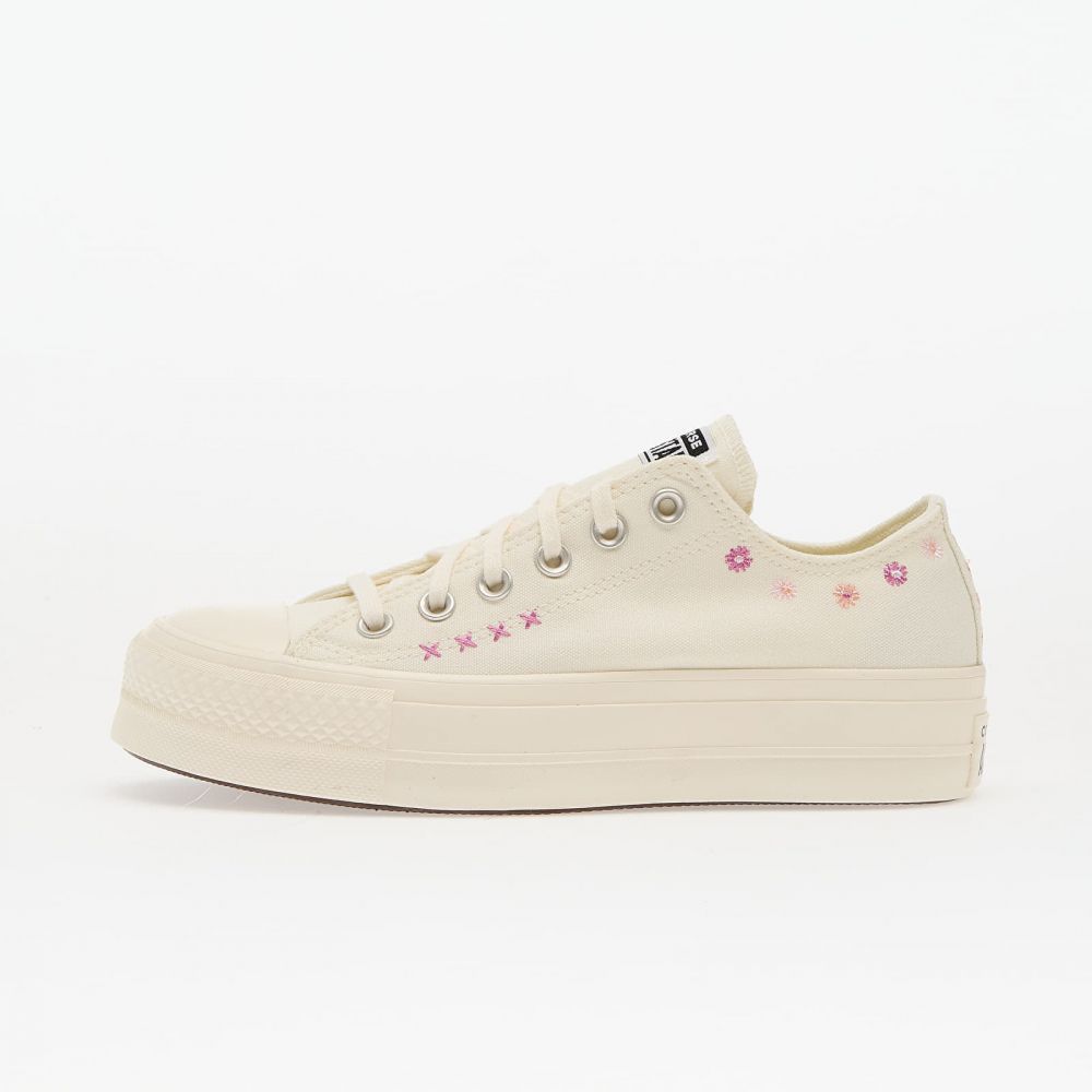 Tenisky Converse Chuck Taylor All Star Lift Floral Embroidery Low Top Egret/ Sugar Berry/ Cactus Bud EUR 35