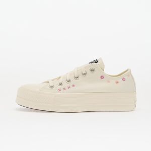 Tenisky Converse Chuck Taylor All Star Lift Floral Embroidery Low Top Egret/ Sugar Berry/ Cactus Bud EUR 35