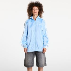 Bunda adidas Originals Satin Firebird Track Top Ruffle 3-Stripes Clear Sky L