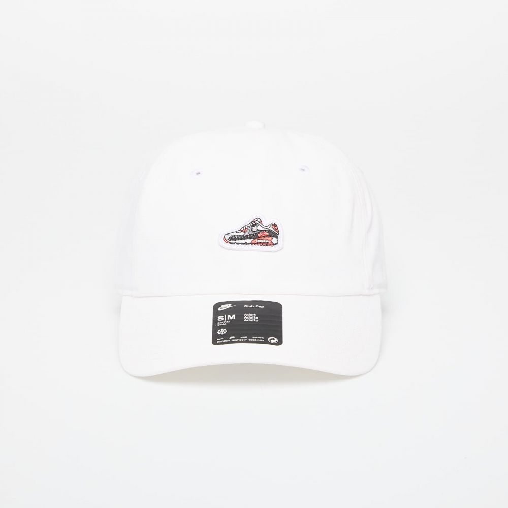 Šiltovka Nike Club Unstructured Air Max 90 Patch Cap White L/XL