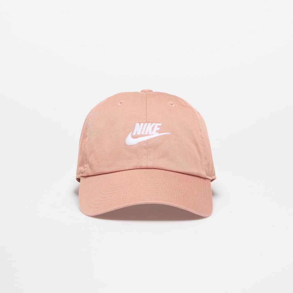 Šiltovka Nike Club Unstructured Futura Wash Cap Rose Gold/ White L/XL