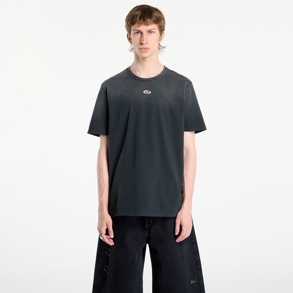 Tričko Diesel T-Adjust-T1 T-Shirt Black/ Violet L