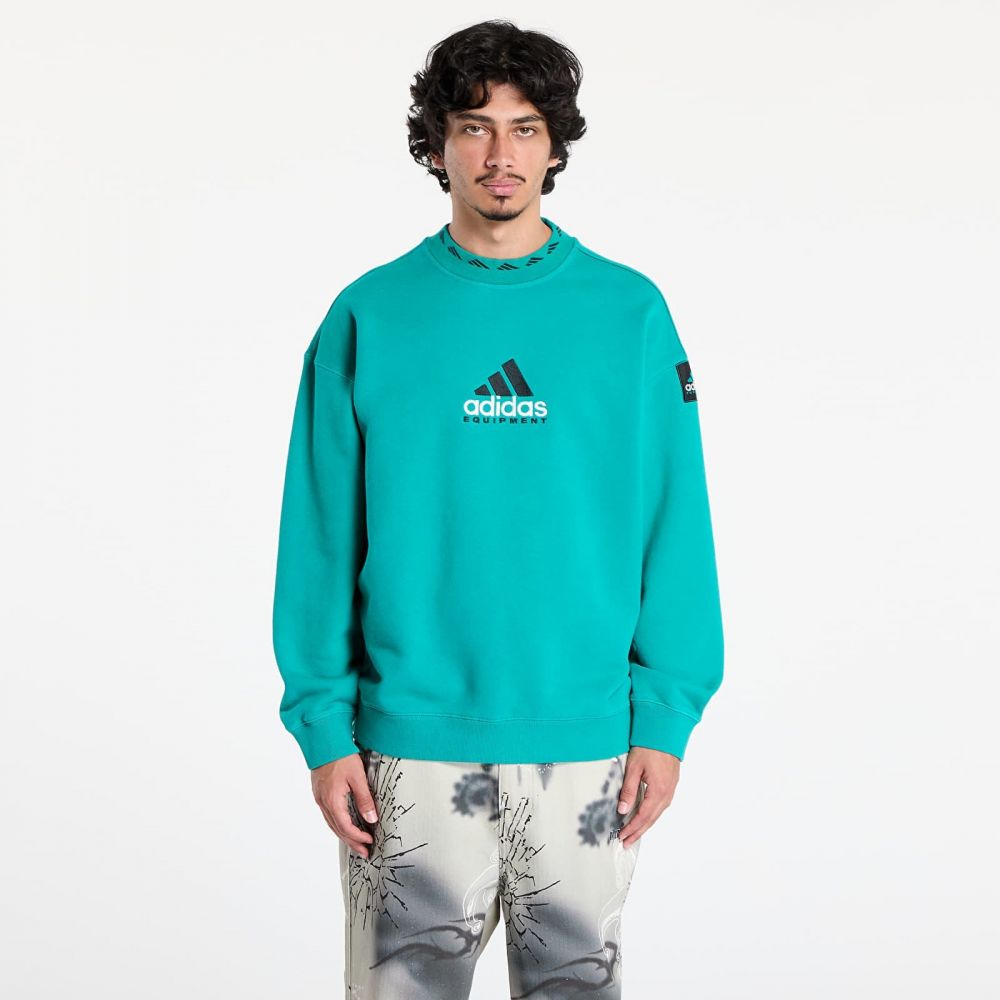 Mikina adidas Equipment Wash Crewneck Sweatshirt Equipment Green L