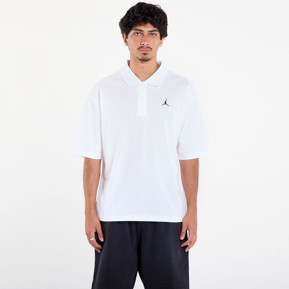 Tričko Jordan Brooklyn Men's Polo White/ Black L