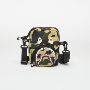 A BATHING APE 1St Camo Shark Mini Bag Yellow Universal