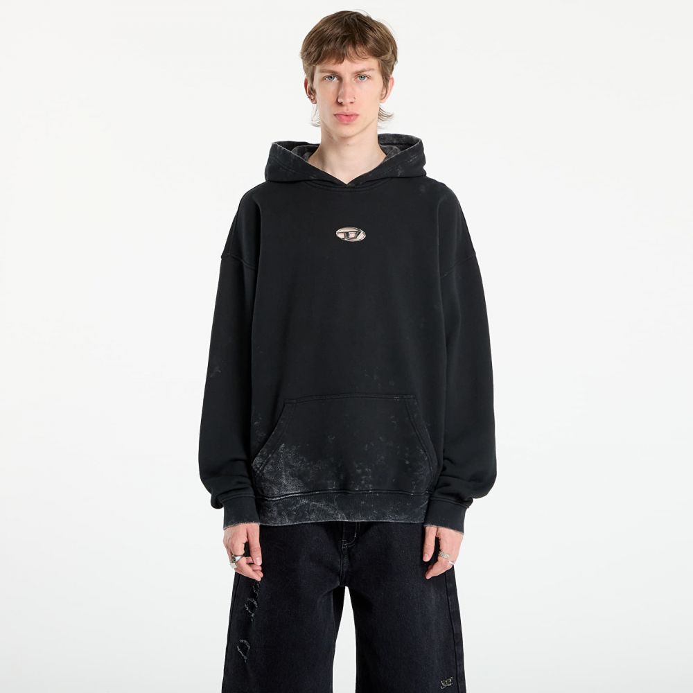 Mikina Diesel S-Boxt-Hood-T10 Sweat-Shirt Black L