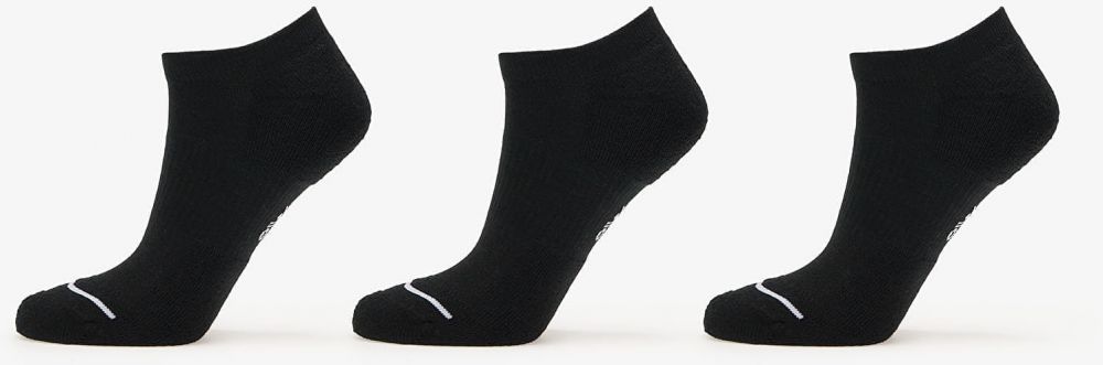 Jordan Everyday No-Show Socks 3-Pack Black/ White L