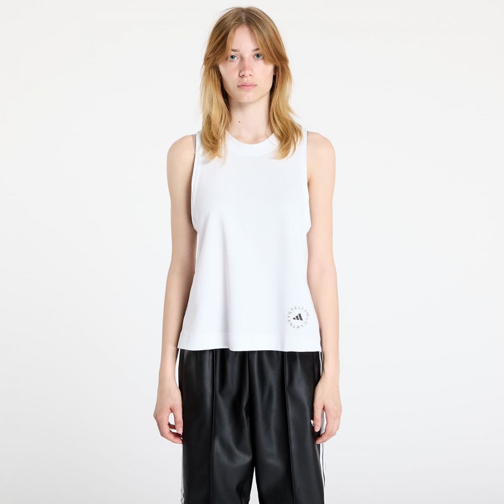 adidas x Stella McCartney Logo Tank Top White L
