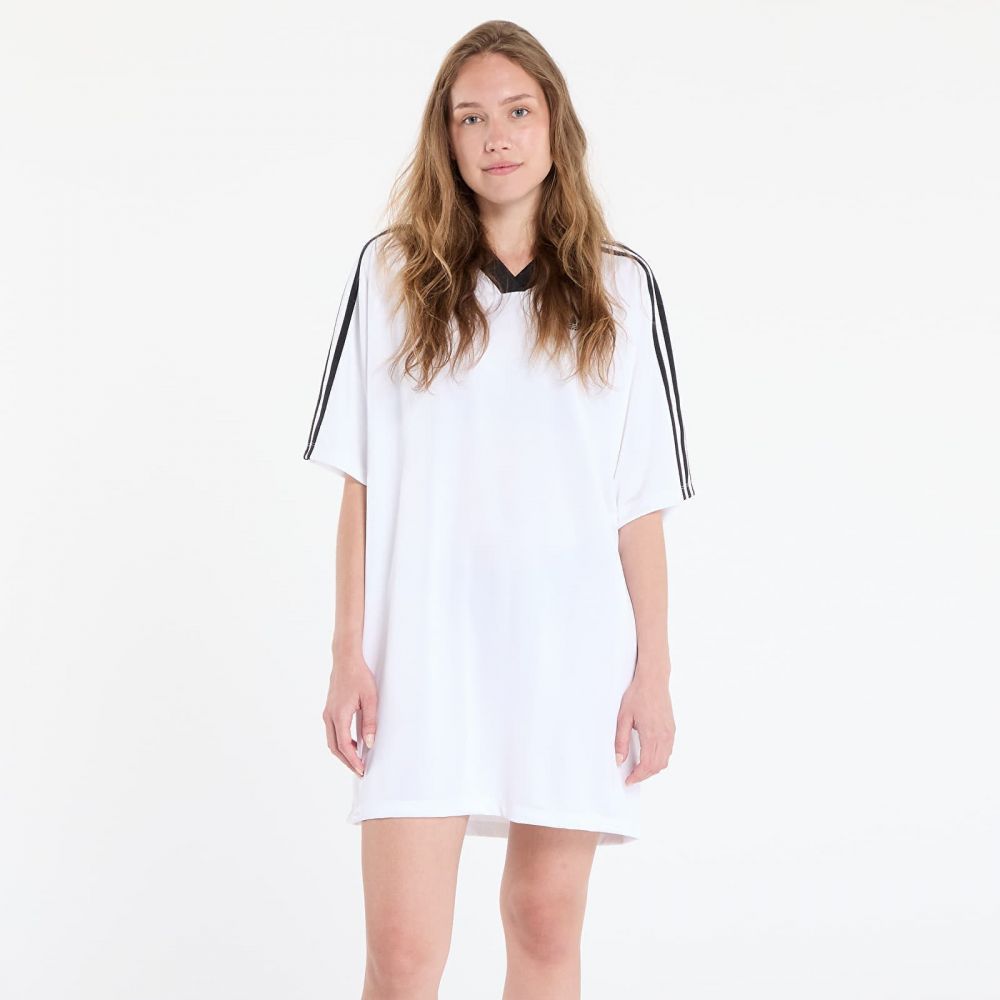 adidas Adicolor Football Jacquard Oversize Dress White/ Black L