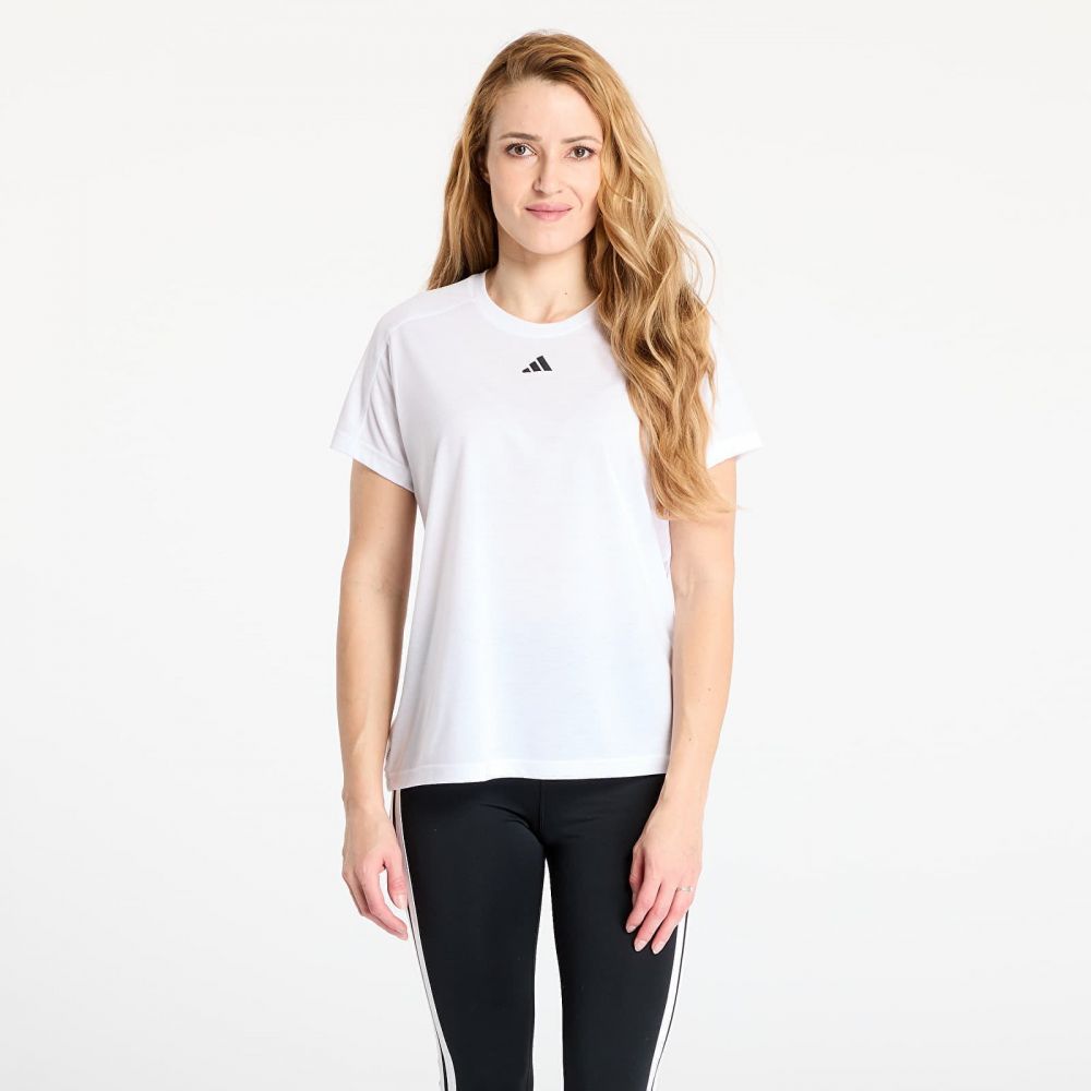 Tričko adidas AEROREADY Train Essentials Minimal Branding Crewneck T-Shirt White/ Crystal White/ Crystal White L