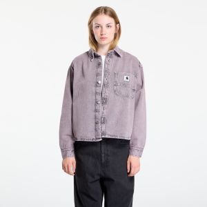 Košeľa Carhartt WIP W' Georgia Shirt Jacket Black/ Hortensia Garment Dyed M