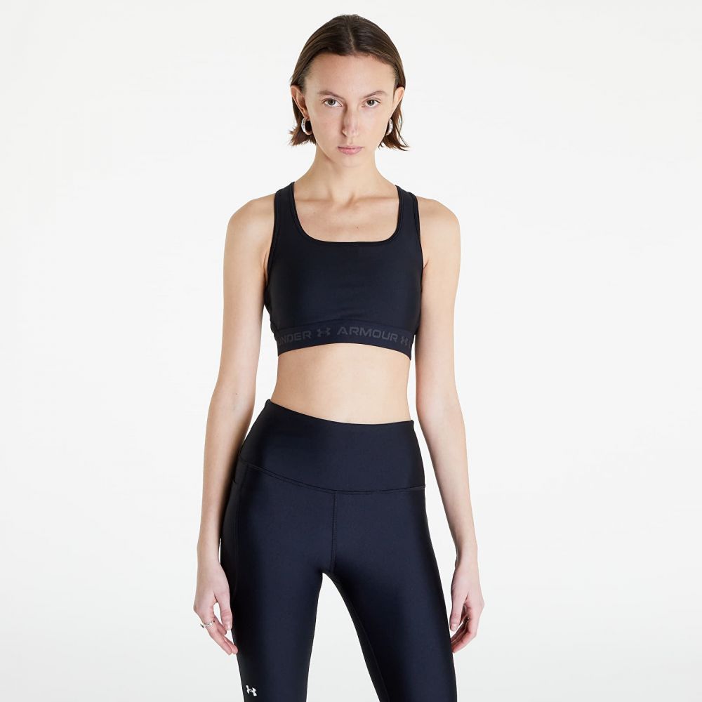 Under Armour W Crossback Mid Bra Black/ Jet Gray L