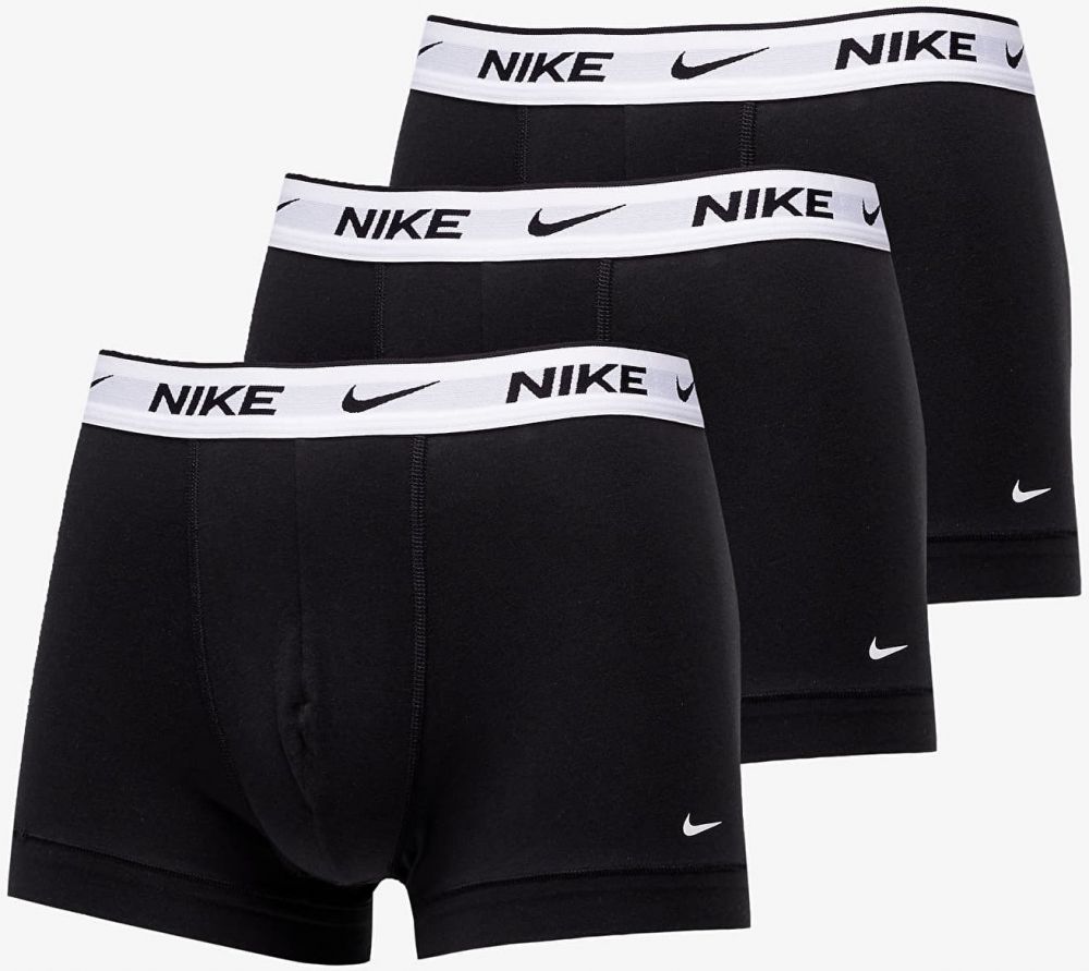 Nike Dri-FIT Everyday Cotton Stretch Trunk 3-Pack Black/ White L