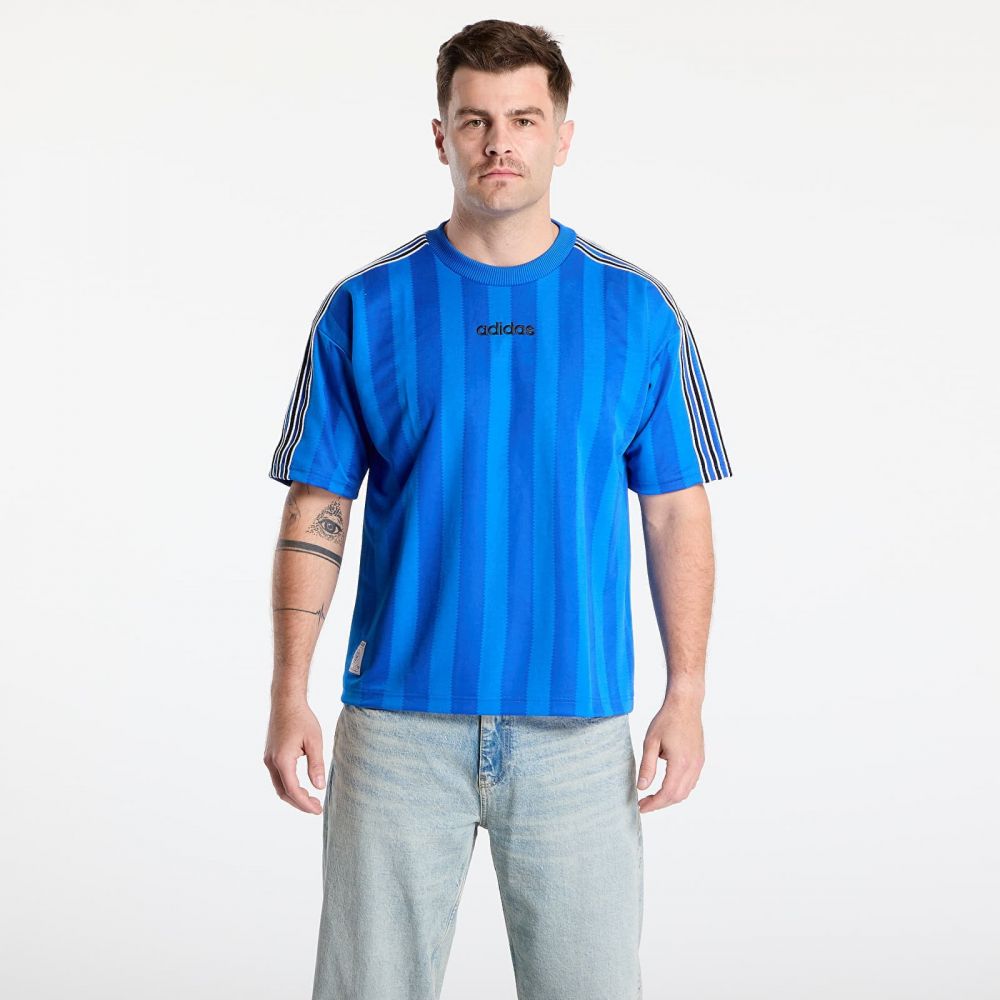 Tričko adidas 90s Stripe Jersey Blue L