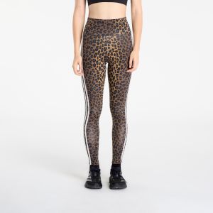 Legíny adidas Leopard 3-Stripes Legging Multicolor M