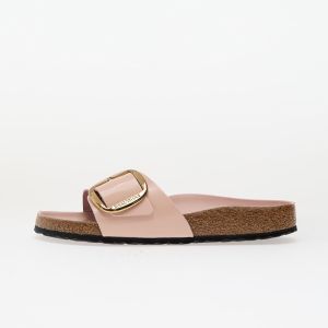 Tenisky Birkenstock Madrid Big Buckle Natural Leather Patent High-Shine Light Rose EUR 41
