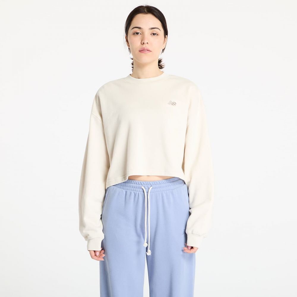 Mikina New Balance Coastal Fleece Crew Linen L