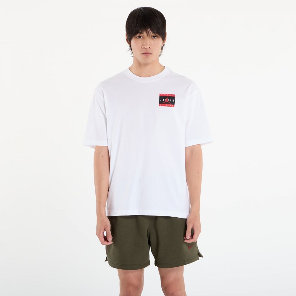 Tričko Jordan Brand Men's T-Shirt White/ University Red L