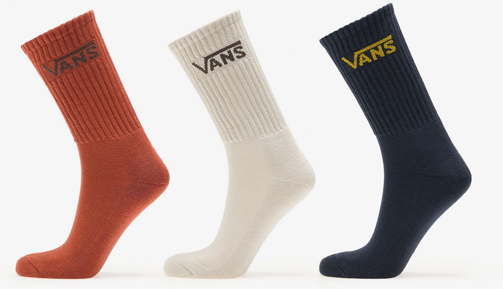 Vans Classic Crew Socks 3-Pack Parisian Night L