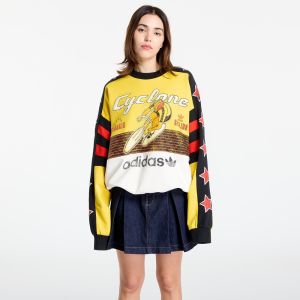 Mikina adidas Archive Cycling Sweatshirt Eqt Yellow/ Cloud White/ Black L