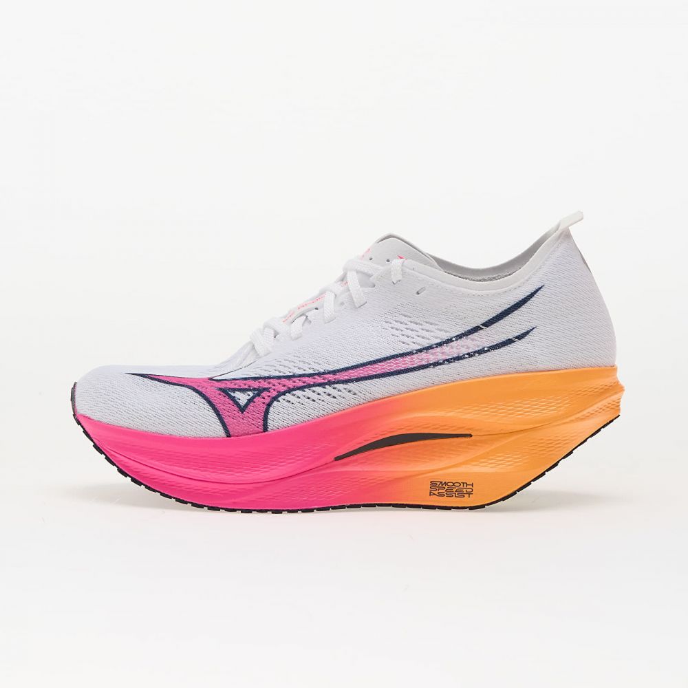 Tenisky Mizuno Wave Rebellion Pro 3 White/ Pink Tetra/ Tang Orange EUR 43