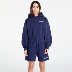 Mikina Sporty & Rich Health is Wealth Cropped Hoodie Dark Navy L