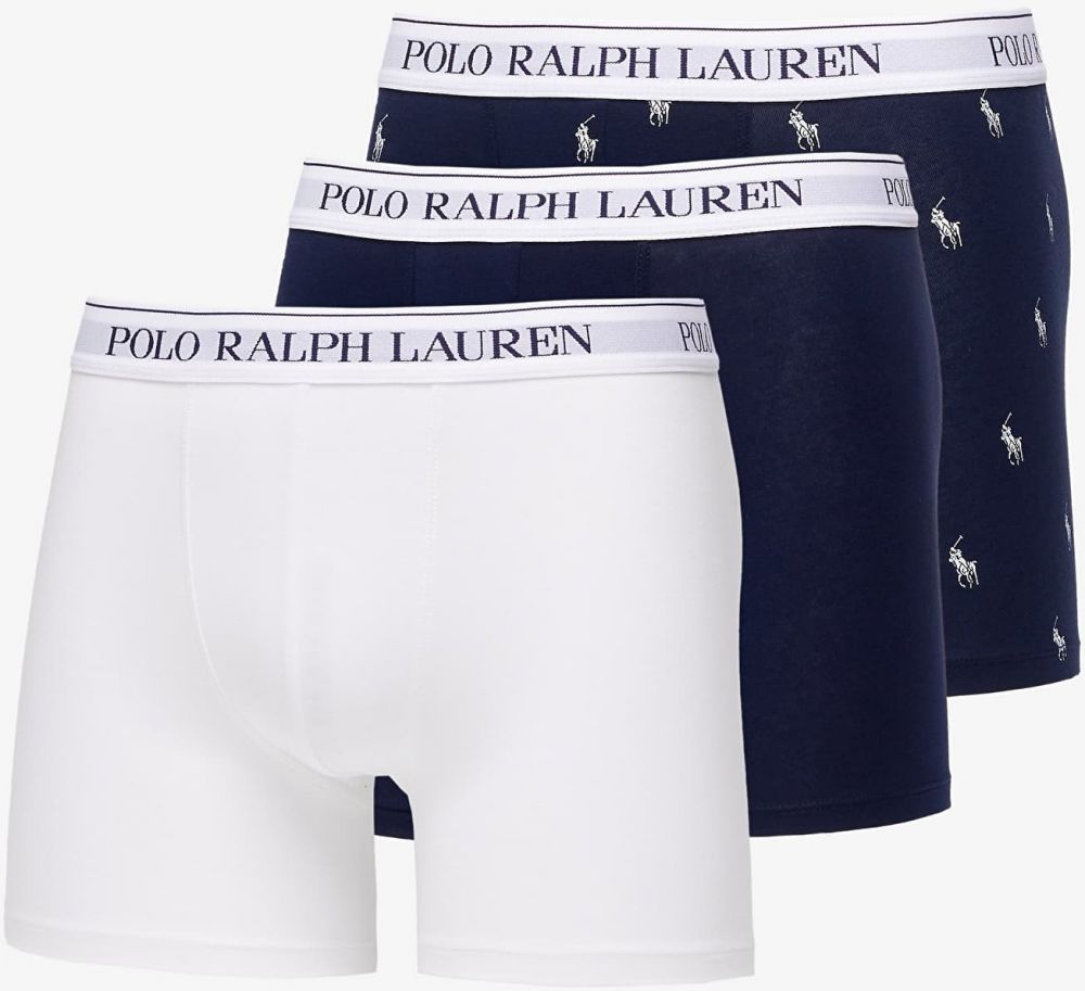 Ralph Lauren Polo Stretch Cotton Boxer Brief 3 Pack Multicolor L
