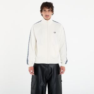 Mikina FRED PERRY Contrast Tape Track Jacket Ecru/ Navy L