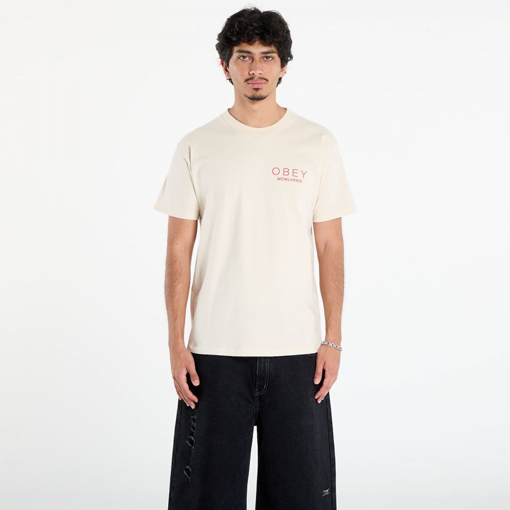 Tričko OBEY Bella Maximus T-Shirt Cream L