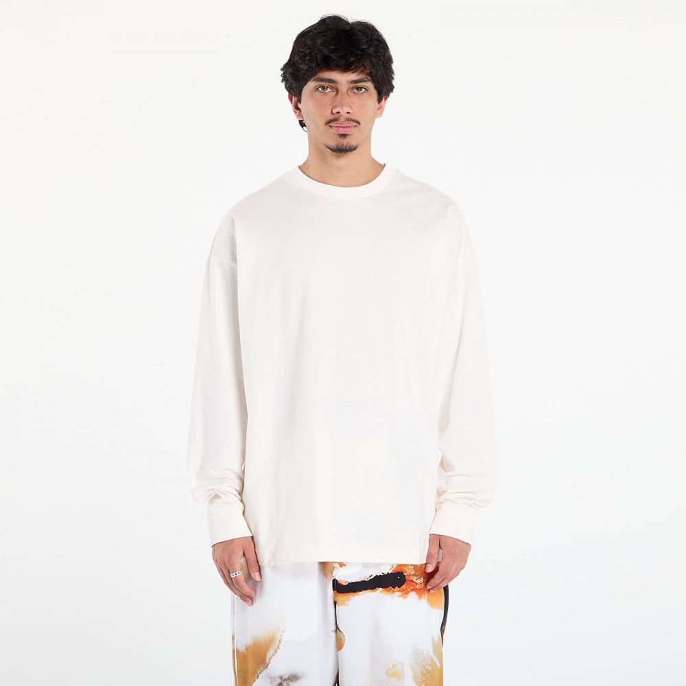 Tričko adidas Basketball Long Sleeve Tee Chalk White L