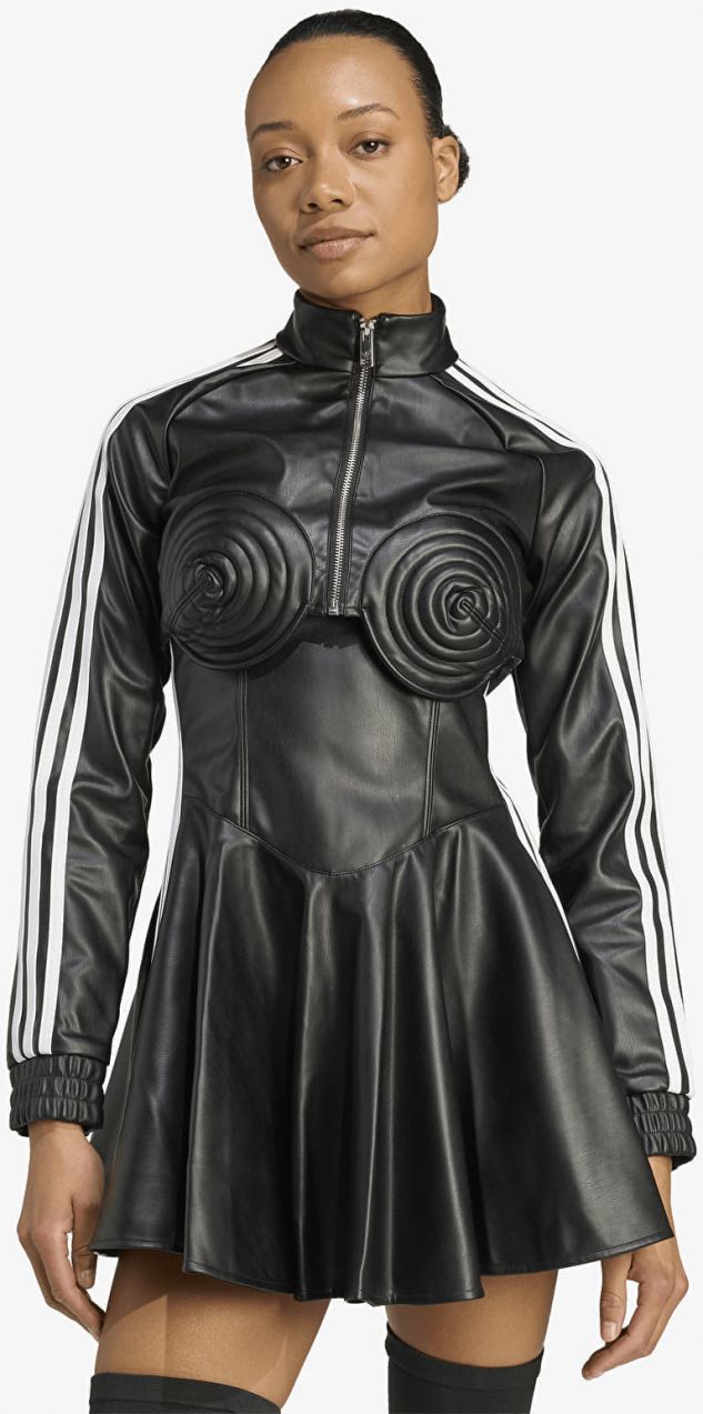 Bunda adidas x Jeremy Scott Faux Leather Track Top Black M