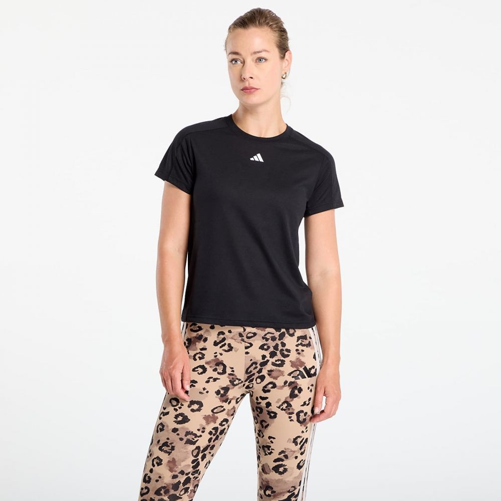 Tričko adidas AEROREADY Train Essentials Minimal Branding Crewneck TeeBlack L