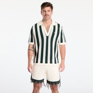 Košeľa adidas x Clot Pique Polo by Edison Chen Green Night/ Cream White/ Ftwr White XL