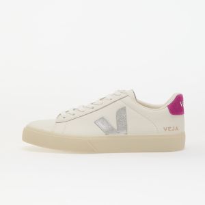 Tenisky Veja W Campo Leather Whi_Silver_Ultraviolet EUR 41