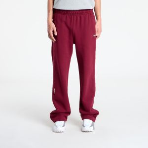 Kalhoty Nike x NOCTA Fleece CS Open-Hem Sweatpants Dark Beetroot/ Adobe/ Citron Tint L