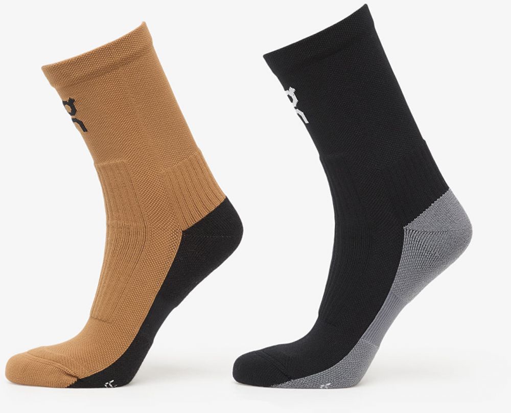 On Trail Sock High 2P Black/ Sphinx L