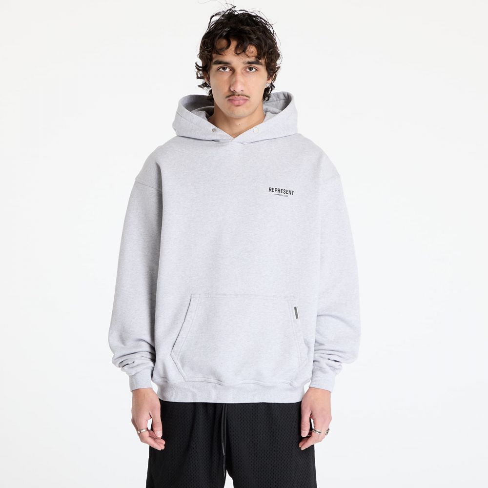 Mikina REPRESENT Represent Owners Club Hoodie Ash Grey L