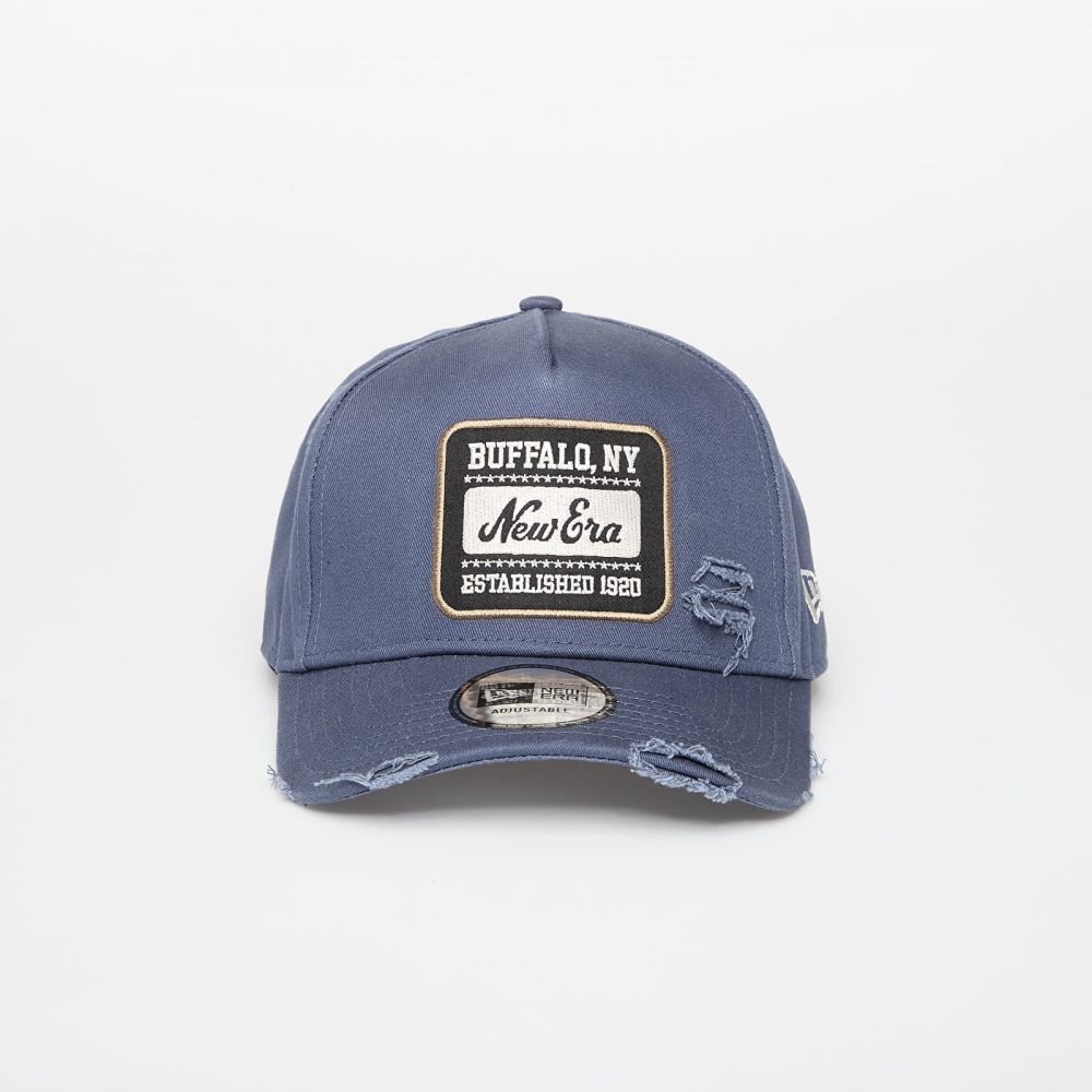 Šiltovka New Era Buffalo NY 9FORTY Aframe Patch Distressed Snapback Cap Blue Universal