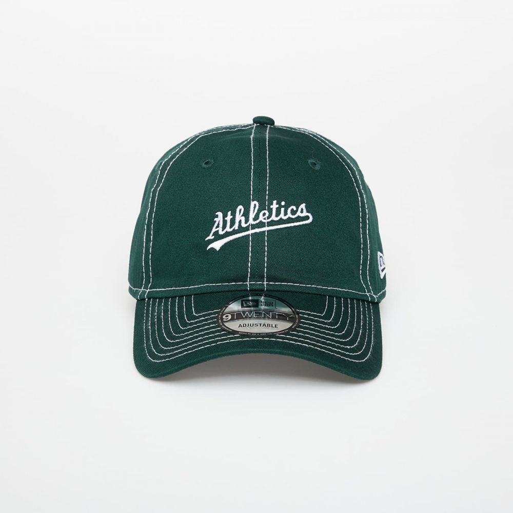 Šiltovka New Era Oakland Athletics 9TWENTY Contrast Stitch Dark Green/ White Universal
