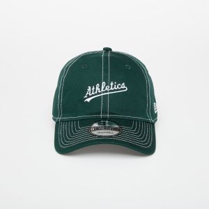 Šiltovka New Era Oakland Athletics 9TWENTY Contrast Stitch Dark Green/ White Universal