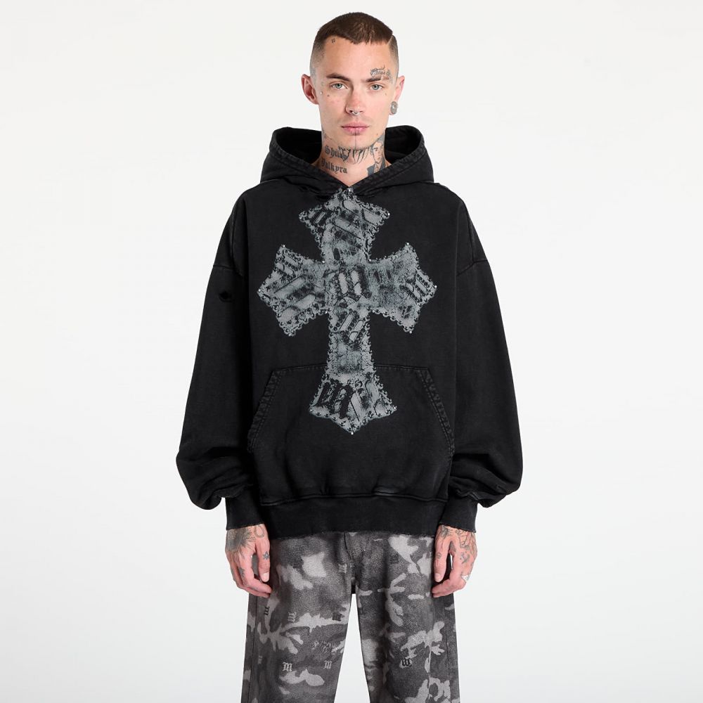 Mikina MISBHV Goth Hoodie Black L