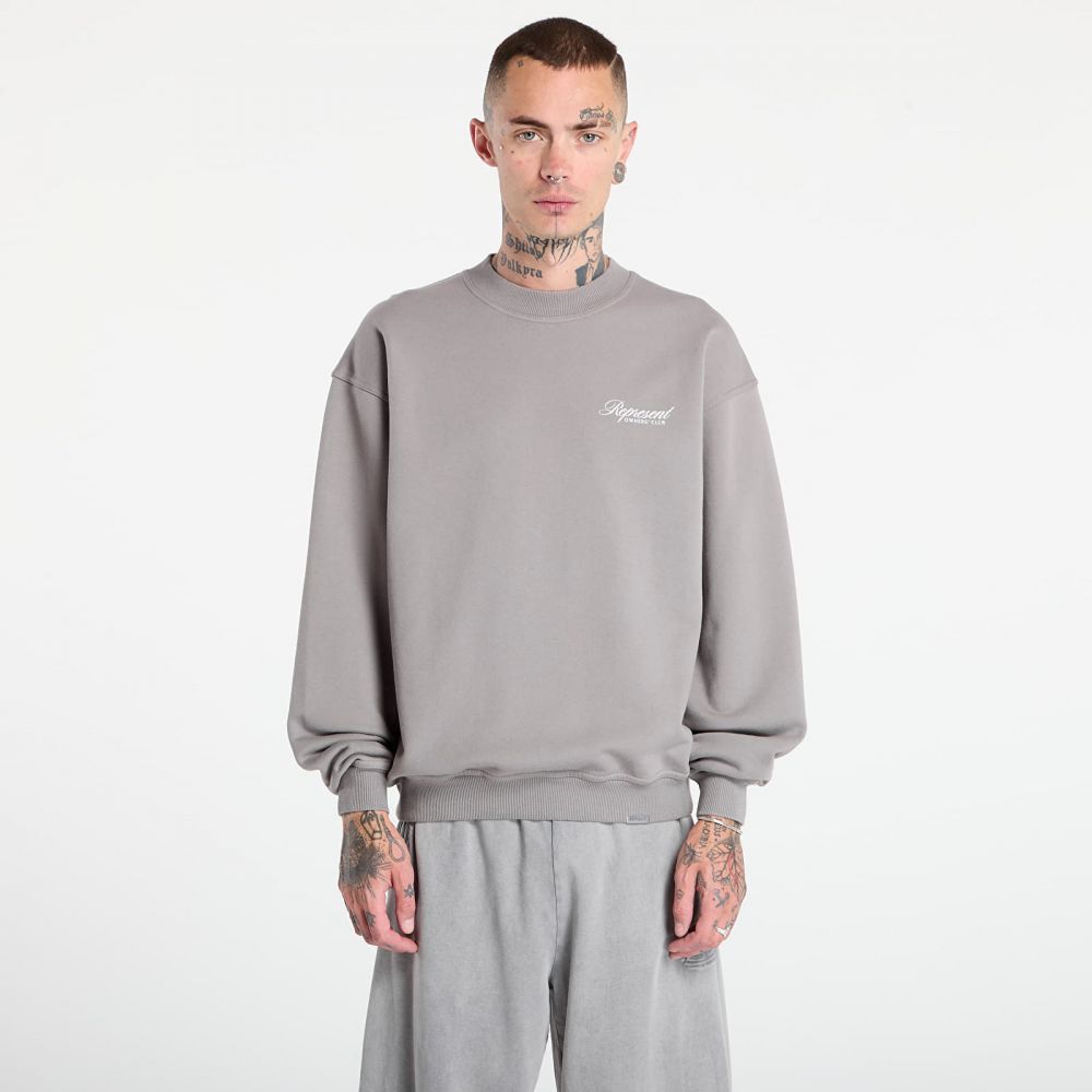 Mikina REPRESENT Owners Club Script Sweater Slate L