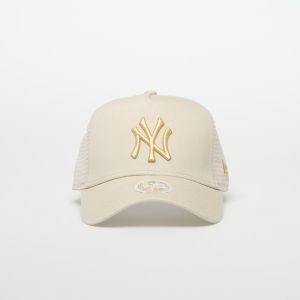 Šiltovka New Era 9FORTY W Af Trucker MLB Metallic New York Yankees Stone/ Metallic Gold Universal