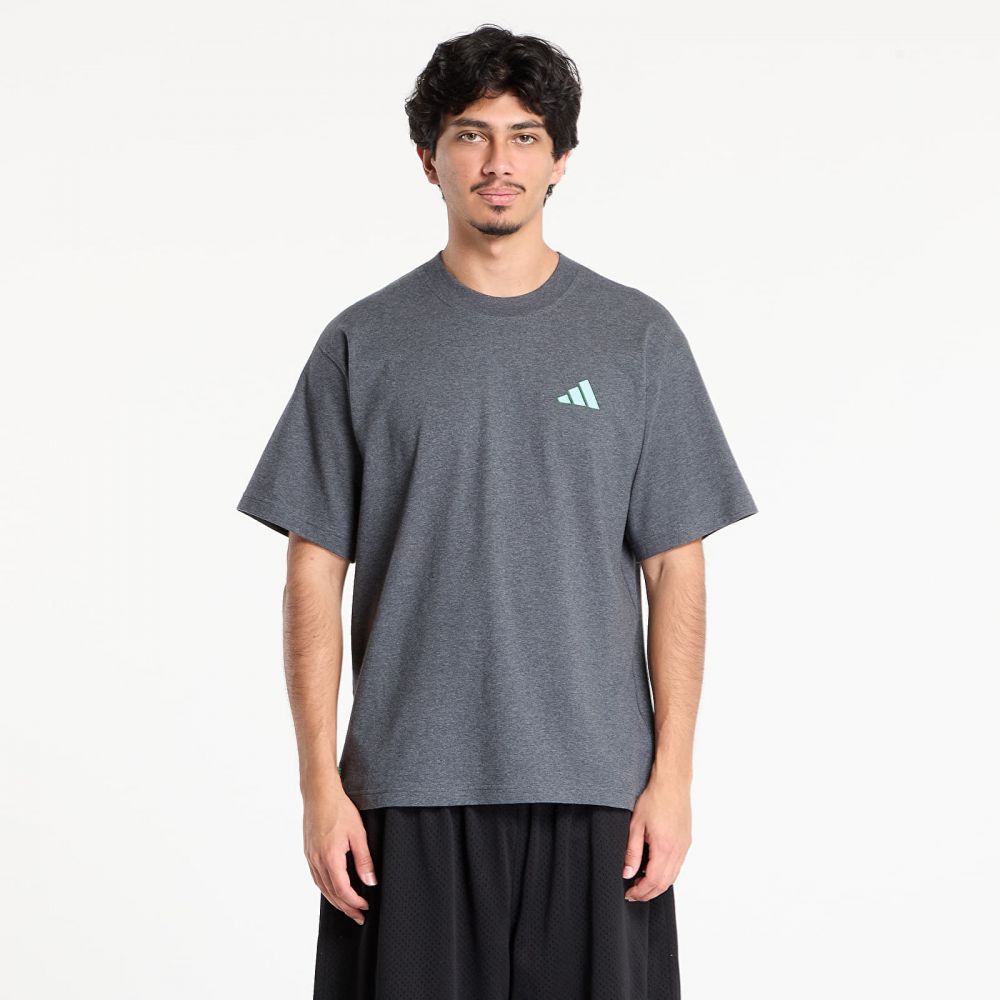 Tričko adidas Mercedes - AMG Petronas Formula One Team Premium Sweat T-Shirt Dark Grey Heather L