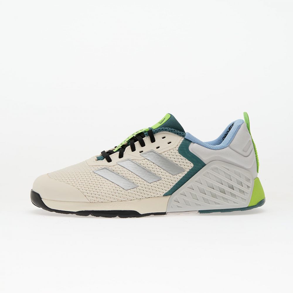Tenisky adidas Dropset 3 strength training Chalk White/ Silver Met./ Preloved Teal EUR 44