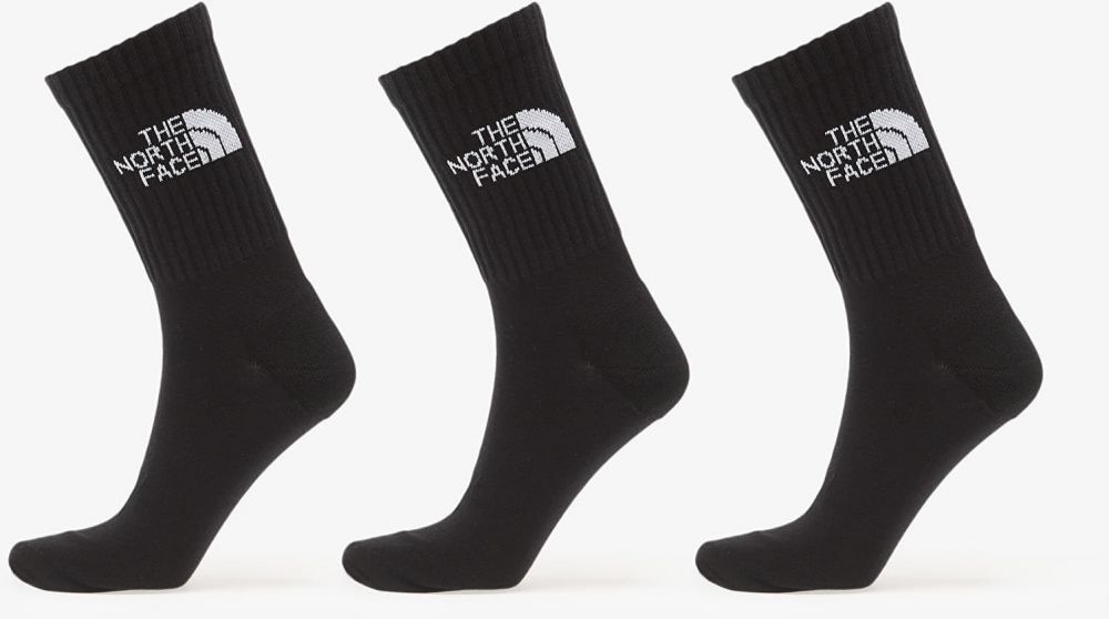 The North Face Everyday Standard Crew Sock - 3-Pack TNF Black L