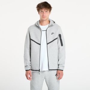 Bunda Nike Tech Men's Fleece Windrunner Full-Zip Jacket Dk Grey Heather/ Black L