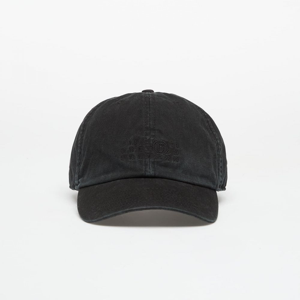 Šiltovka MM6 Maison Margiela Hat Washed Black L