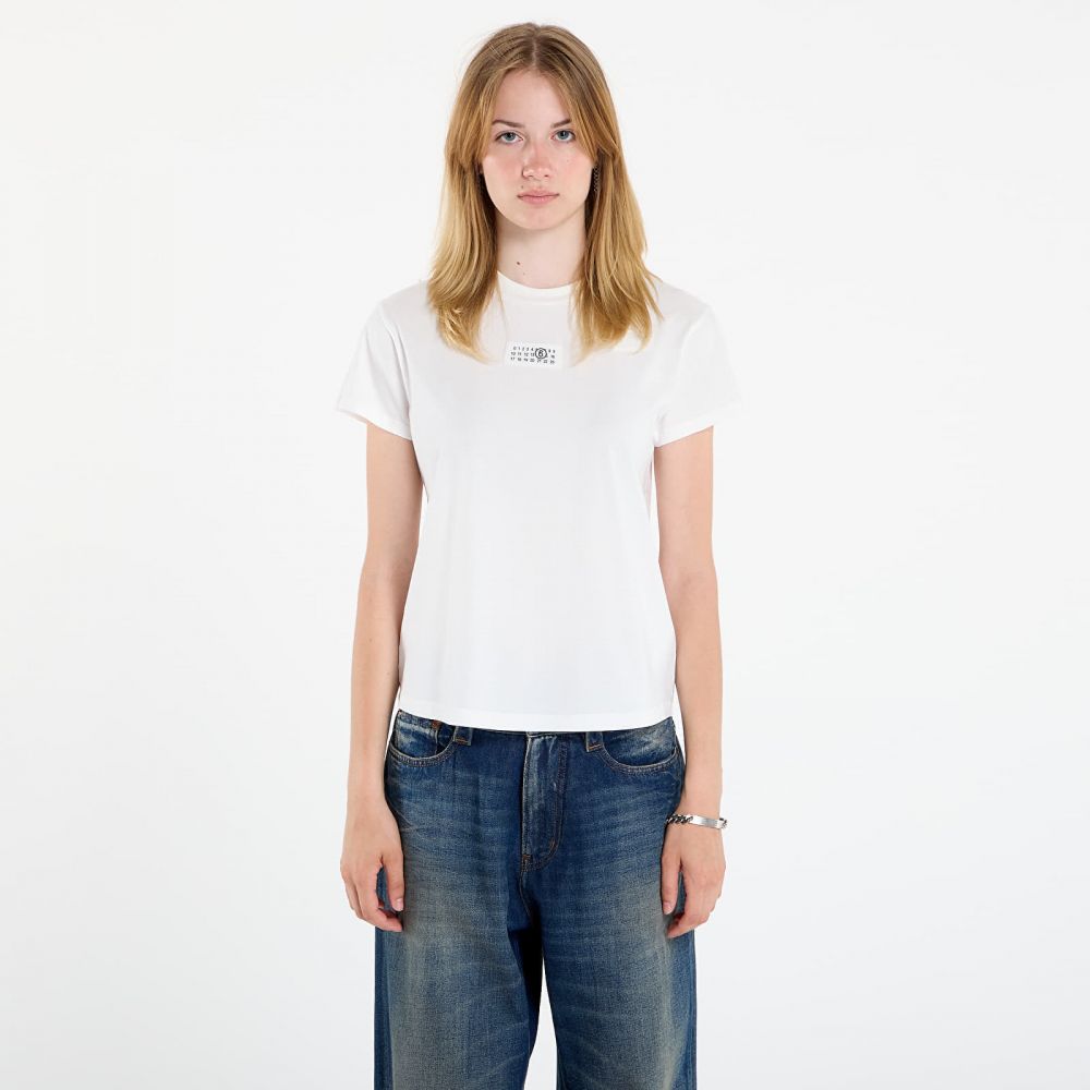 Tričko MM6 Rtw Avp T-Shirt Off White M
